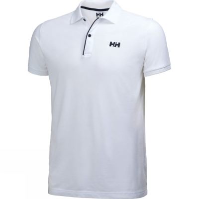 Helly Hansen Crew HH Classic - Férfi Pólus - Fehér (Magyarország FIJ857903)